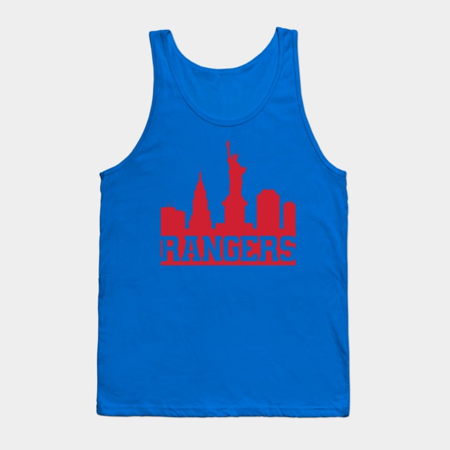 NY Rangers Tank Top by Nagorniak